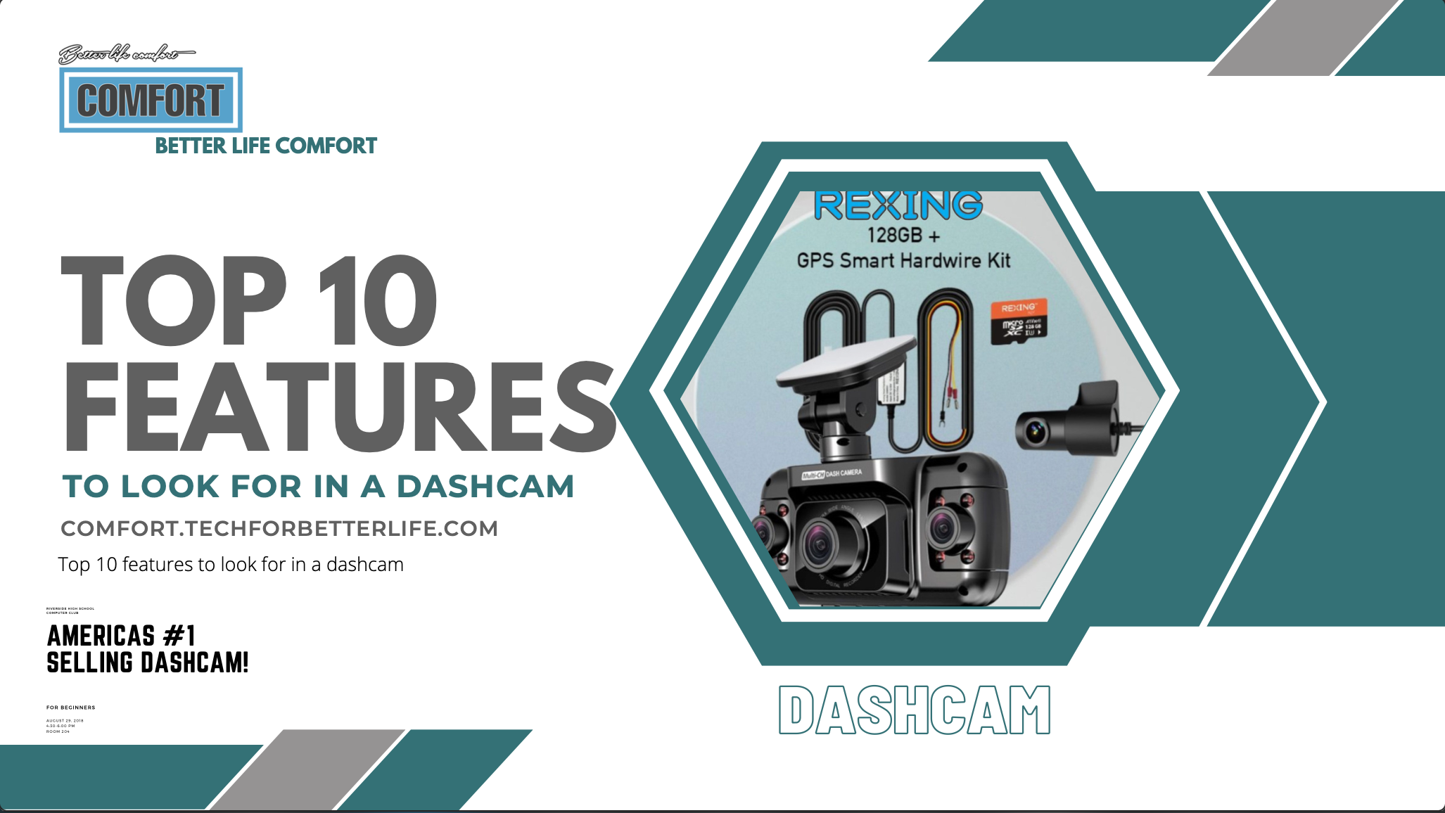 Top 10 features to look for in a dashcam