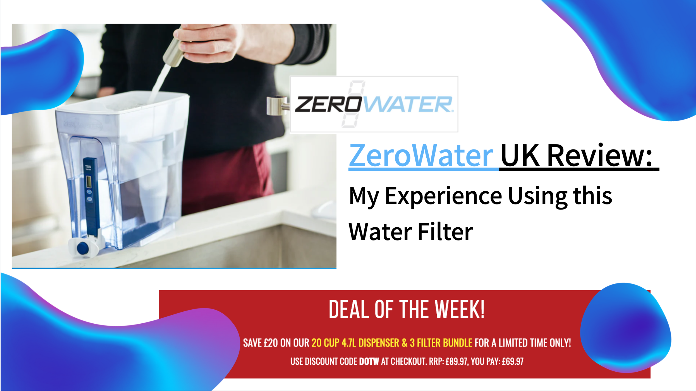ZeroWater UK Review: My Experience Using this Water Filter
