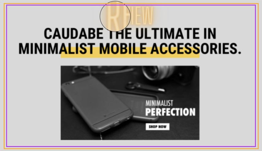 Caudabe The Ultimate in Minimalist Mobile Accessories